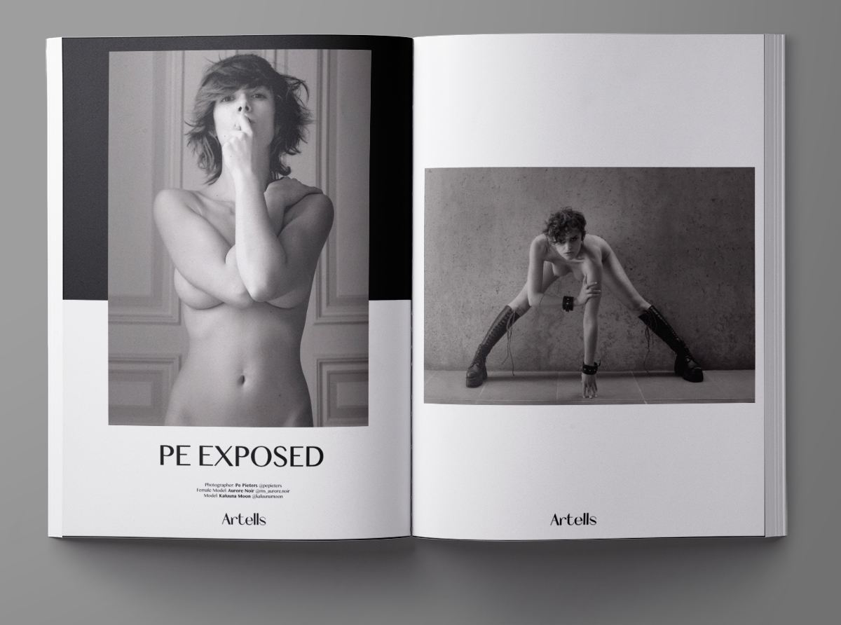 Artells Magazine Artistic Nude & Boudoir 'Pé Exposed'- April 2024